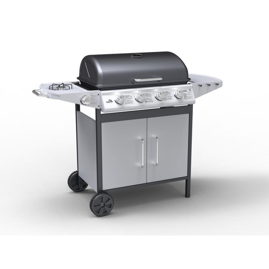 4-Burner Stainless Steel Gas Grill