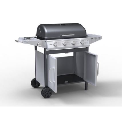 4-Burner Stainless Steel Gas Grill
