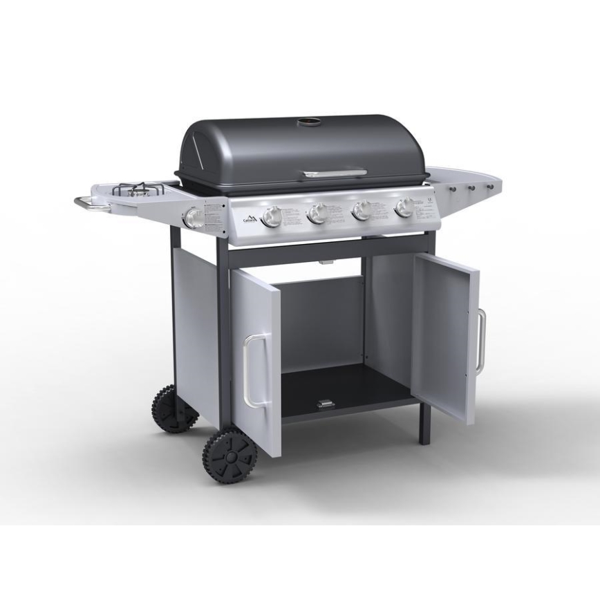 4-Burner Stainless Steel Gas Grill