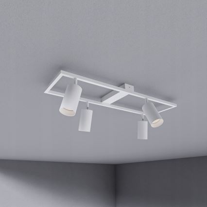 4-light GU10 spotlight 4x30W 230V white