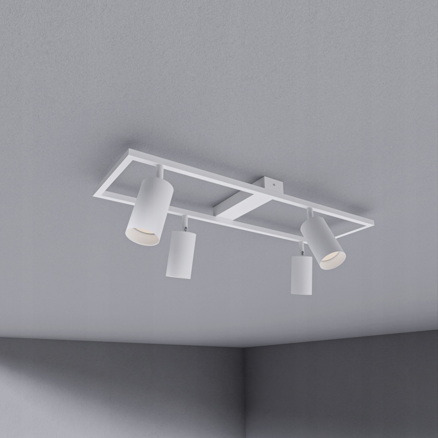 4-light GU10 spotlight 4x30W 230V white