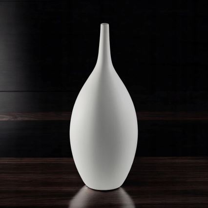 47 cm White Ceramic Vase
