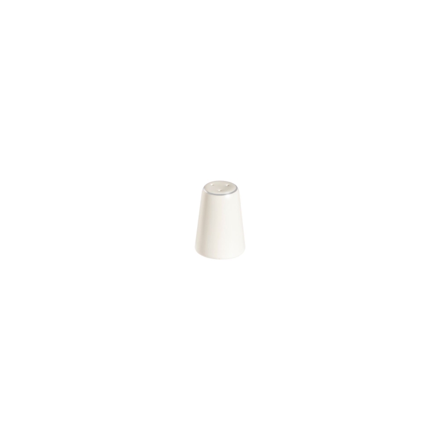 53-piece porcelain dinner set, cream/silver