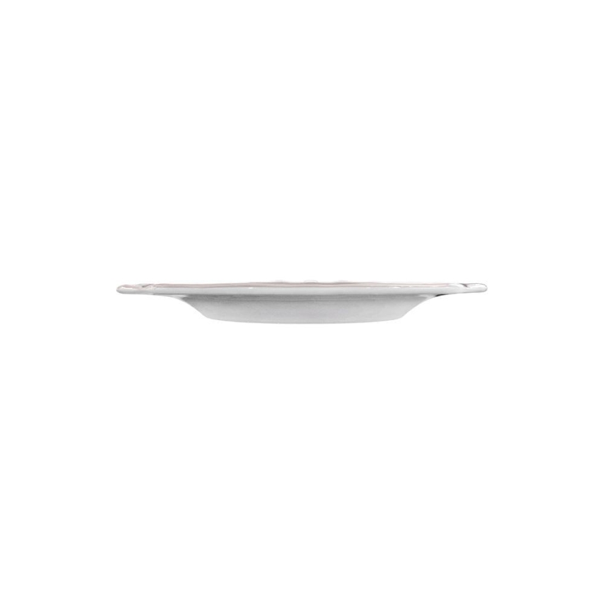 53-piece porcelain dinner set, white/silver