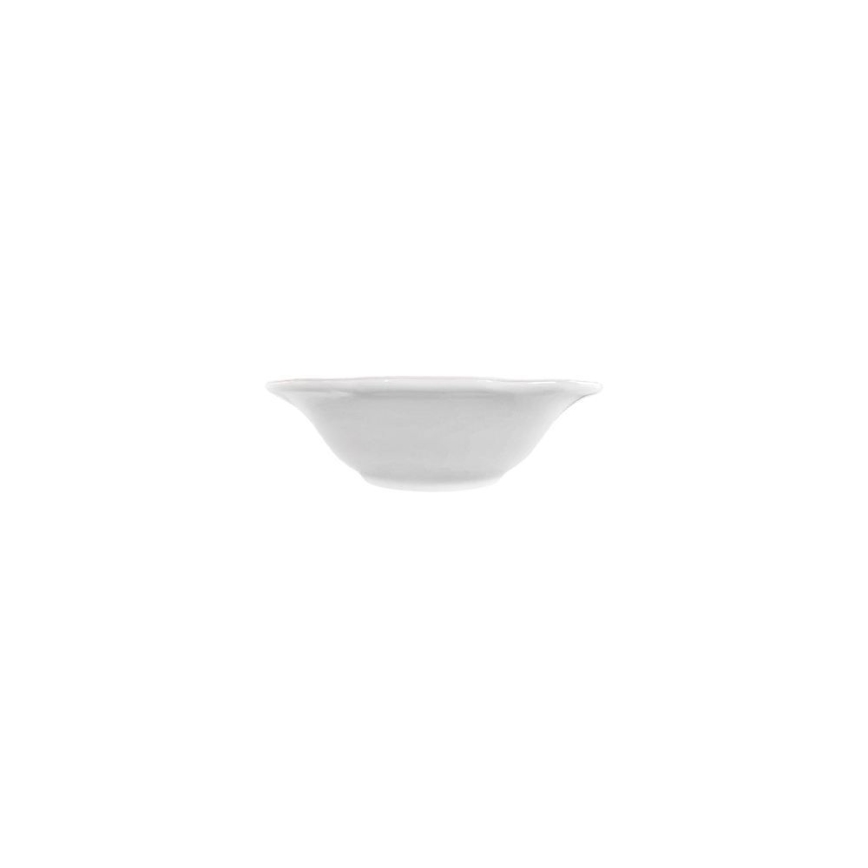 53-piece porcelain dinner set, white/silver