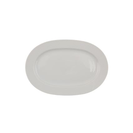 53-piece White Porcelain Dinner Set