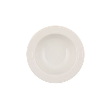 53-piece White Porcelain Dinnerware Set