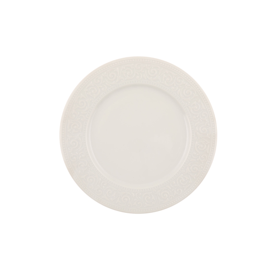 53-piece White Porcelain Dinnerware Set