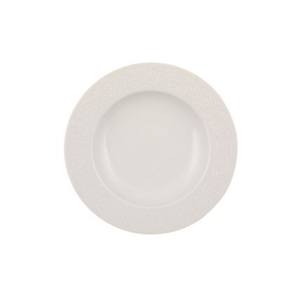 53-piece White Porcelain Dinnerware Set