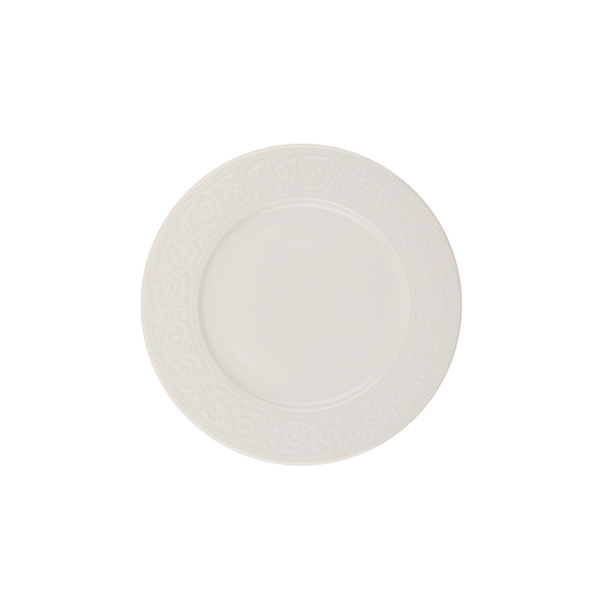 53-piece White Porcelain Dinnerware Set