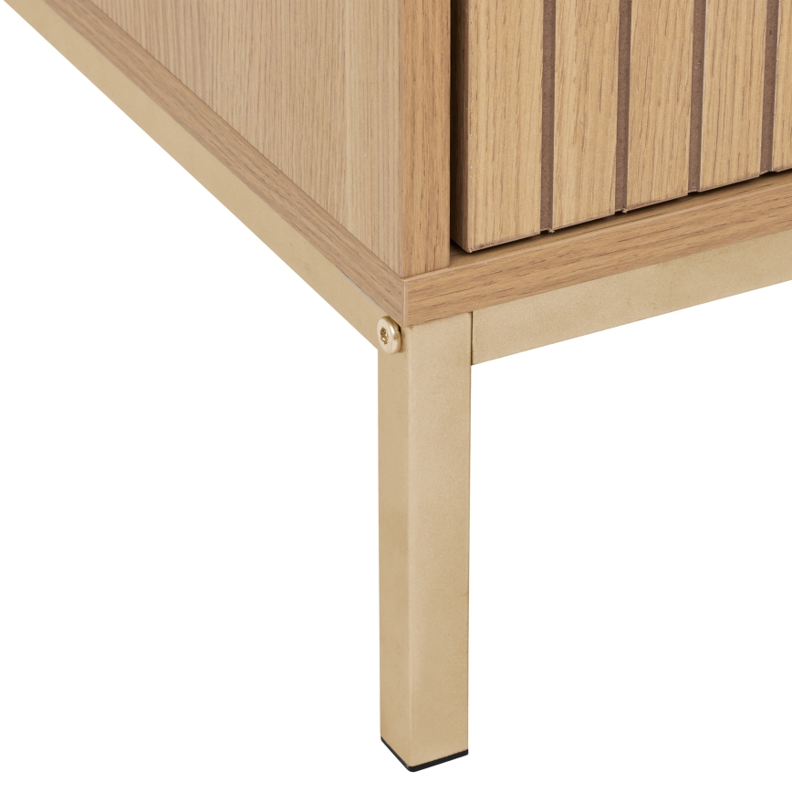 5five - Bedside table ARCUS 40x40 cm brown