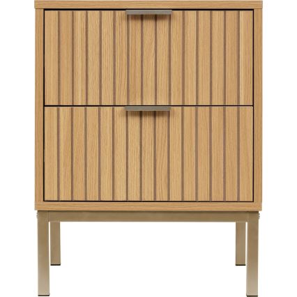 5five - Bedside table ARCUS 40x40 cm brown