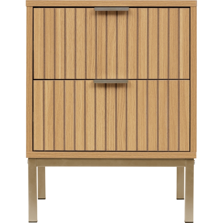 5five - Bedside table ARCUS 40x40 cm brown