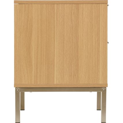 5five - Bedside table ARCUS 40x40 cm brown