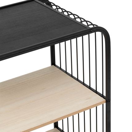 5five - COLGE serving table/mobile shelf 74x43 cm black/beige