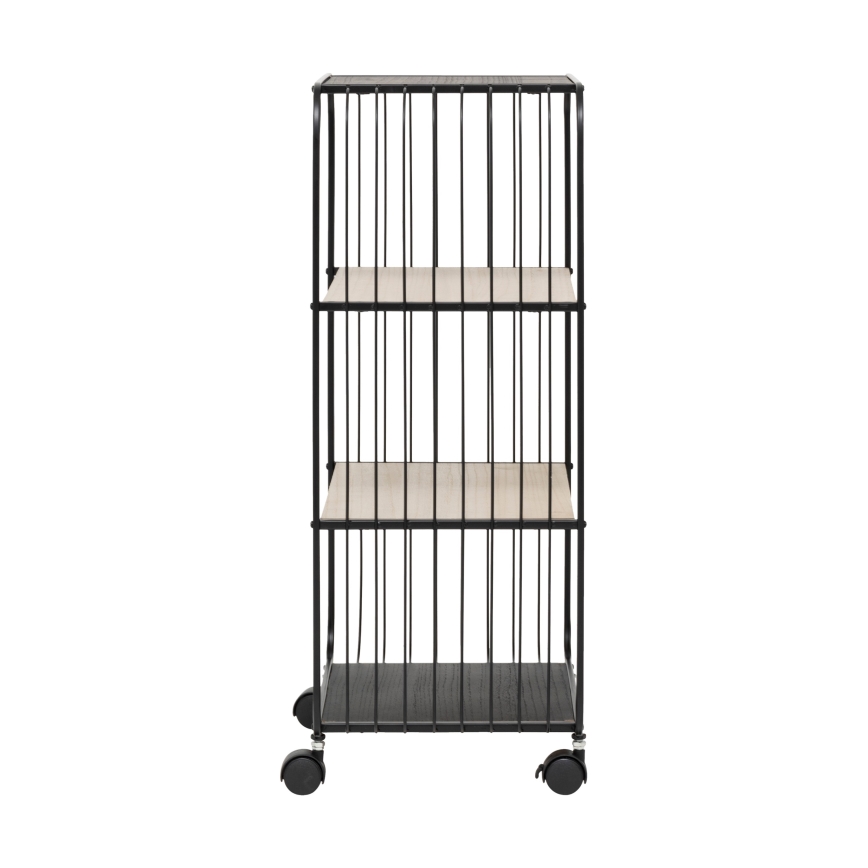 5five - COLGE serving table/mobile shelf 74x43 cm black/beige