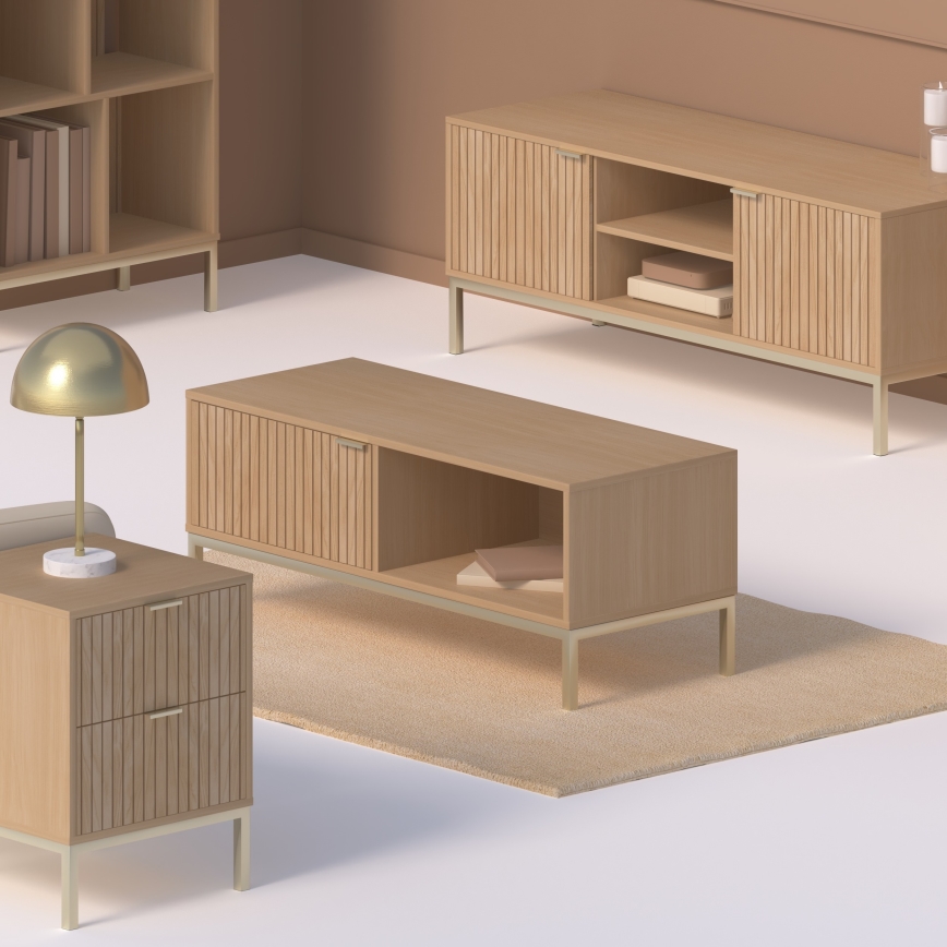 5five - ESEN Coffee Table 100 x 40 cm, Brown