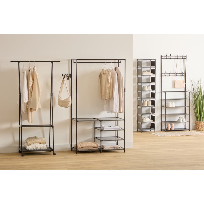 5five - FESY Freestanding Coat Rack 156x83 cm Black