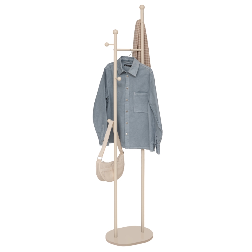 5five - Freestanding Coat Rack LENTY 188x40 cm, Cream