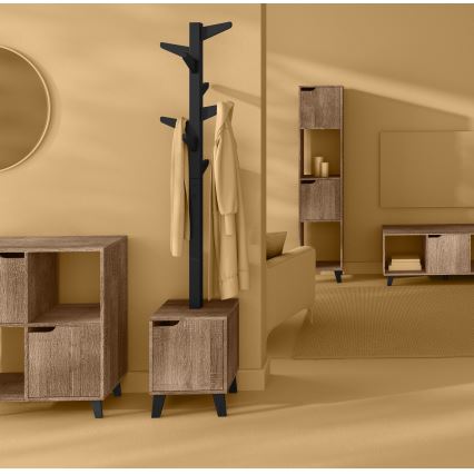 5five - Freestanding Coat Rack RAME 169x35 cm Black/Brown