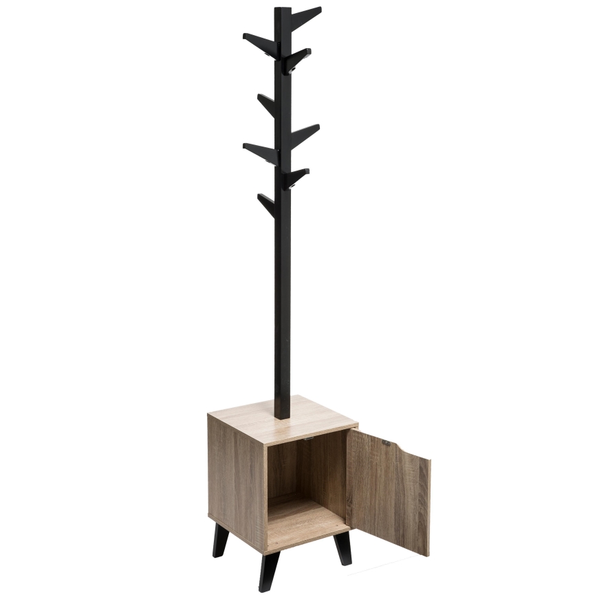 5five - Freestanding Coat Rack RAME 169x35 cm Black/Brown
