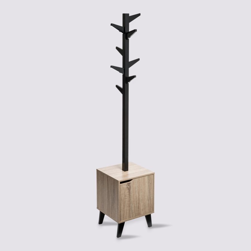 5five - Freestanding Coat Rack RAME 169x35 cm Black/Brown