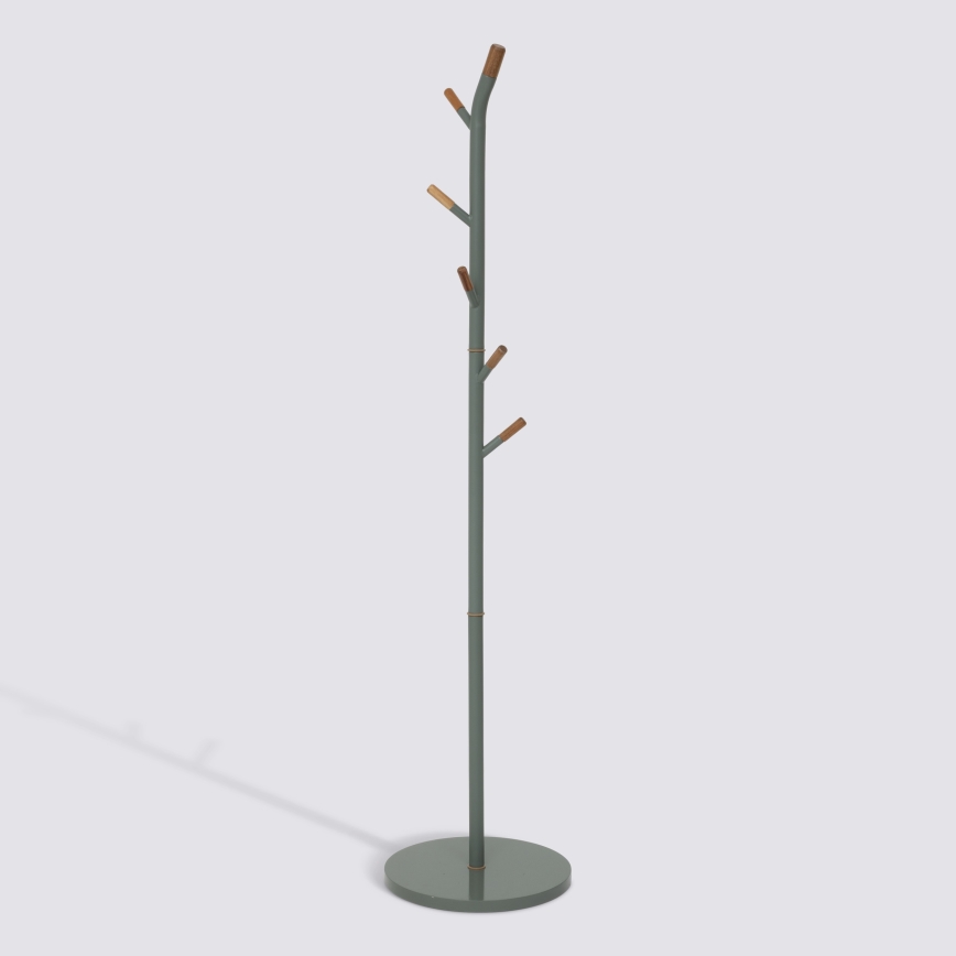 5five - Freestanding coat rack TALO 175.5 x 40 cm green/brown