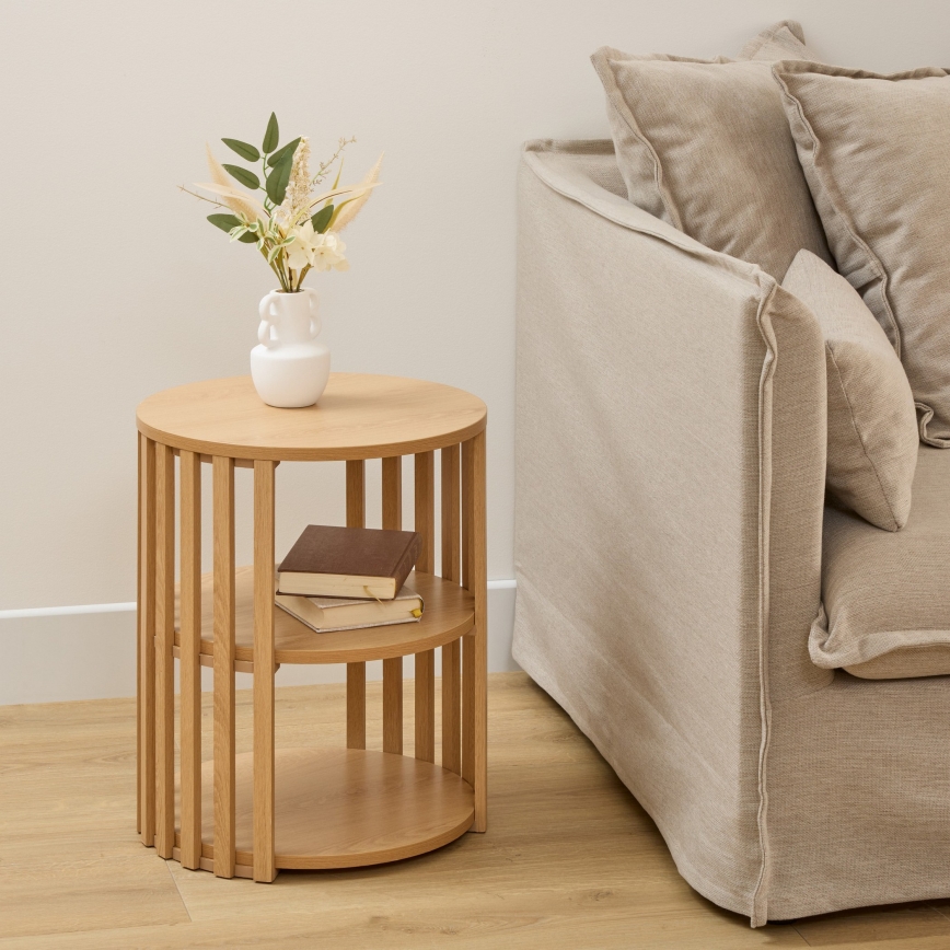 5five - GARDE bedside table 40x40 cm beige