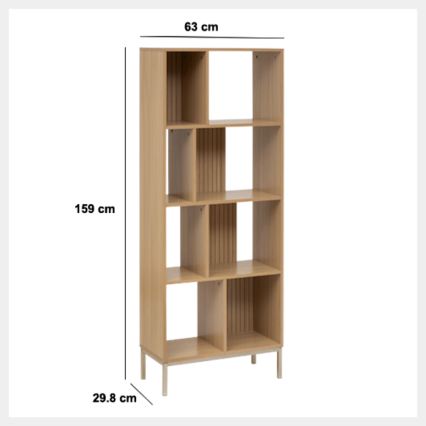 5five - GRID Bookcase 63x159x30 cm, Brown