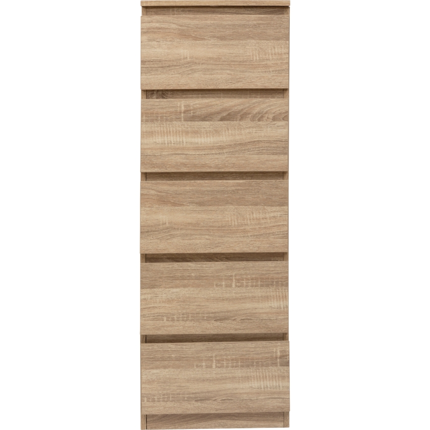 5five - HEIM Chest of Drawers, 40x118x48 cm, Brown