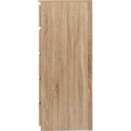 5five - HEIM Chest of Drawers, 40x118x48 cm, Brown