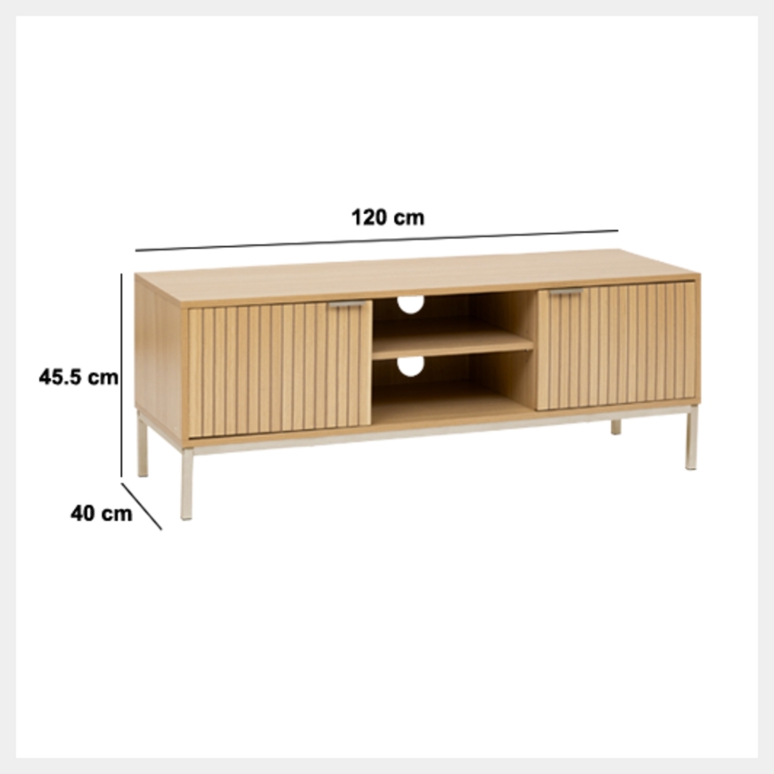 5five - KUBI TV Stand 120x40 cm Brown