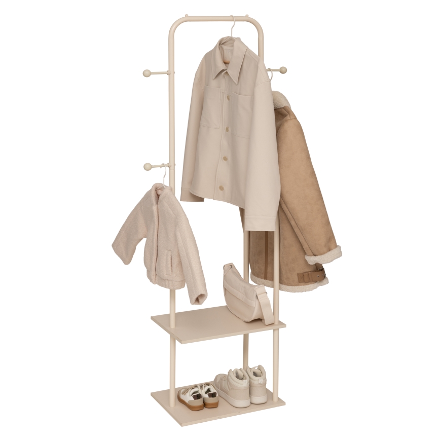 5five - LENTY Freestanding Coat Rack 164x45 cm, Cream