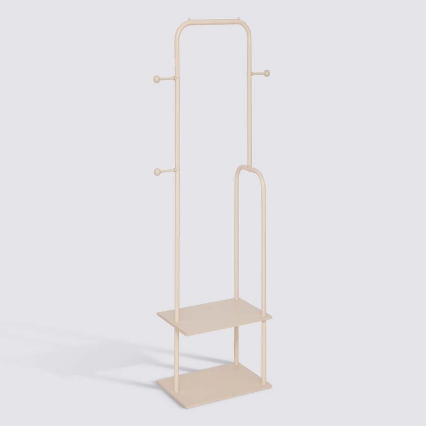 5five - LENTY Freestanding Coat Rack 164x45 cm, Cream