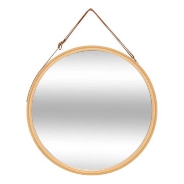 5five - LOBEE Wall Mirror Ø 38 cm Bamboo