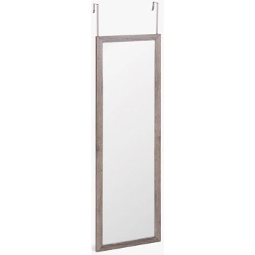 5five - MATCHING Over-the-Door Hanging Mirror 109x35 cm, Grey