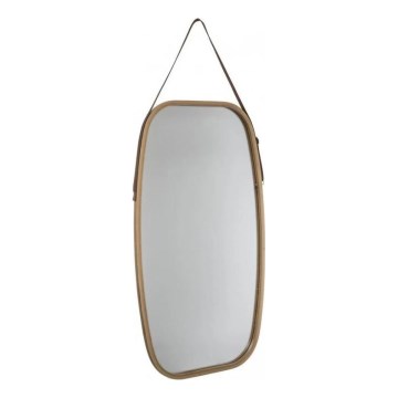 5five - OVAL Wall Mirror 77x43 cm bamboo