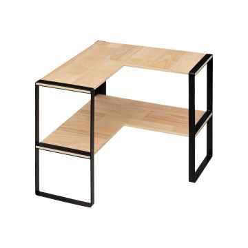 5five - PALO Corner Shelf 40x40 cm beige/black