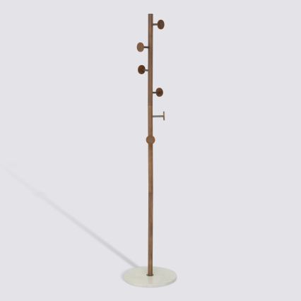5five - PERY Freestanding Coat Rack 175 x 36.5 cm Brown/White