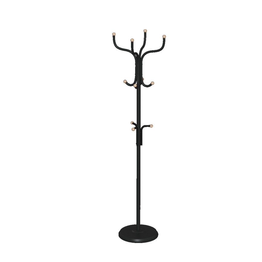 5five - RAFU freestanding coat rack 178x43 cm black