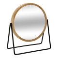5five - SWING Round Bamboo Makeup Mirror 20,5x17,5 cm