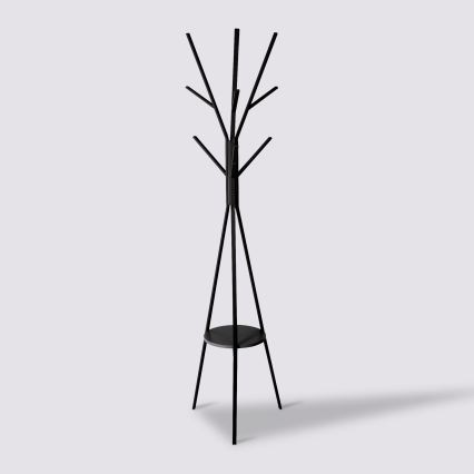 5five - TASO Freestanding Coat Rack 180x44 cm, Black
