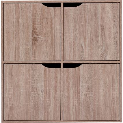 5five - TIDY Chest of Drawers 68x68x32 cm Brown