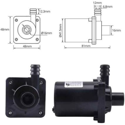 6-12V 700 L/h Pump