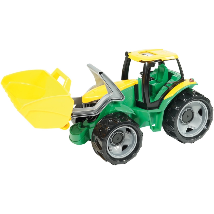 65 cm Tractor with Front Loader, Green/Yellow