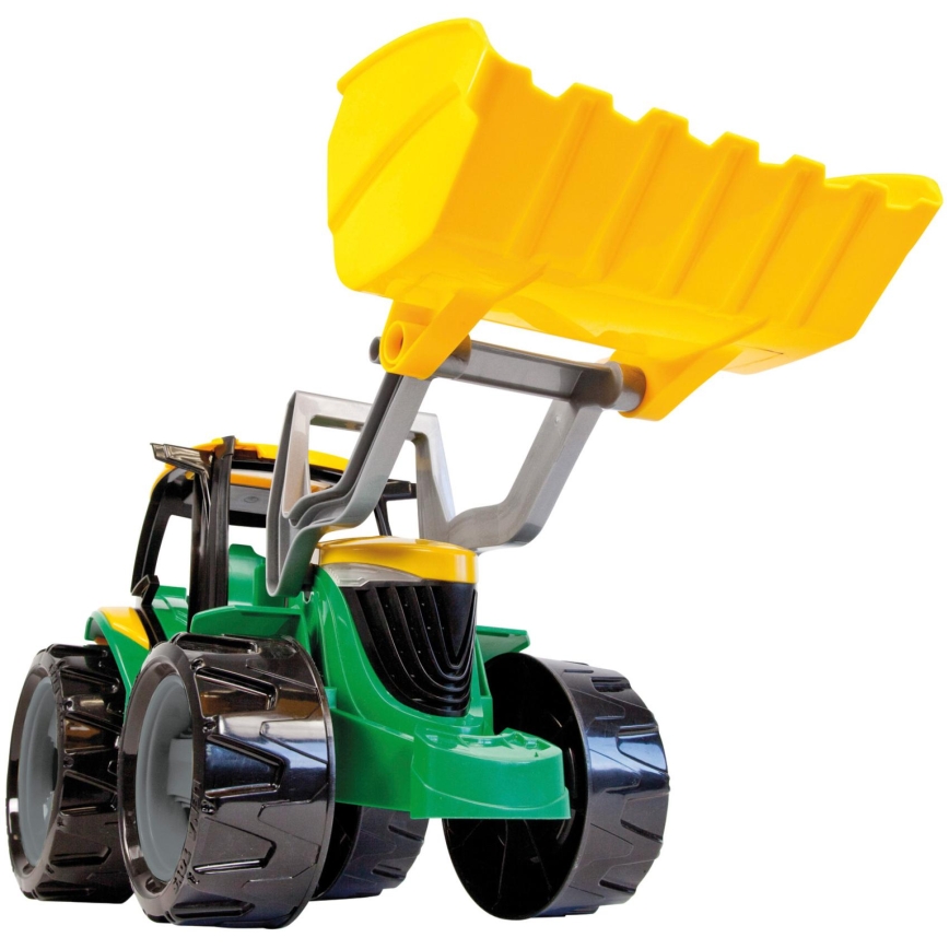 65 cm Tractor with Front Loader, Green/Yellow
