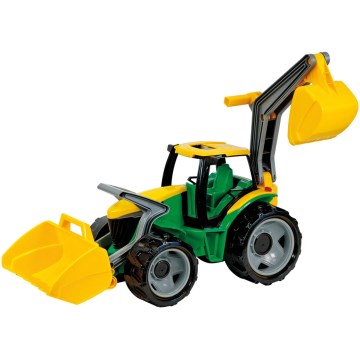 65 cm Tractor with Front Loader – Green/Yellow