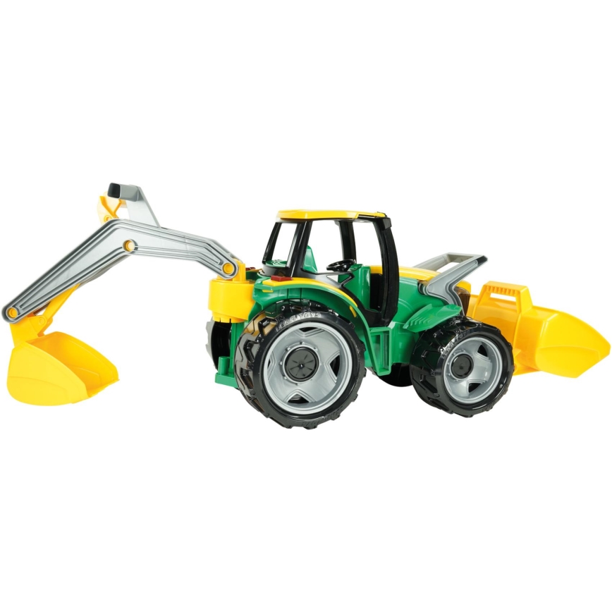 65 cm Tractor with Front Loader – Green/Yellow