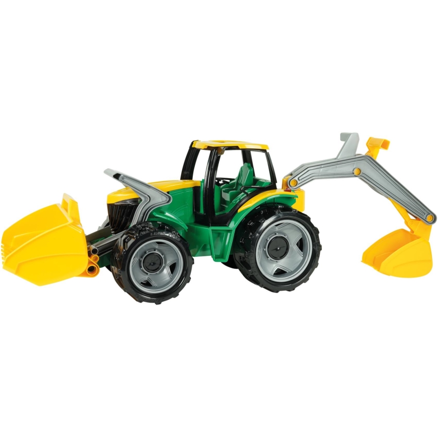 65 cm Tractor with Front Loader – Green/Yellow