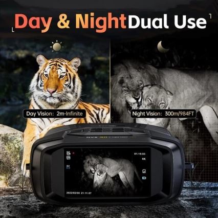 6x25 Night Vision Binoculars with 4000 mAh Battery